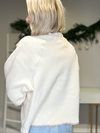 THE WILLOW SHERPA FLEECE JACKET - IVORY