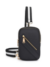 ACCOLADE CONVERTIBLE SLING & BELT BAG - BLACK