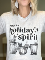 FULL OF HOLIDAY SPIRIT GRAPHIC TEE