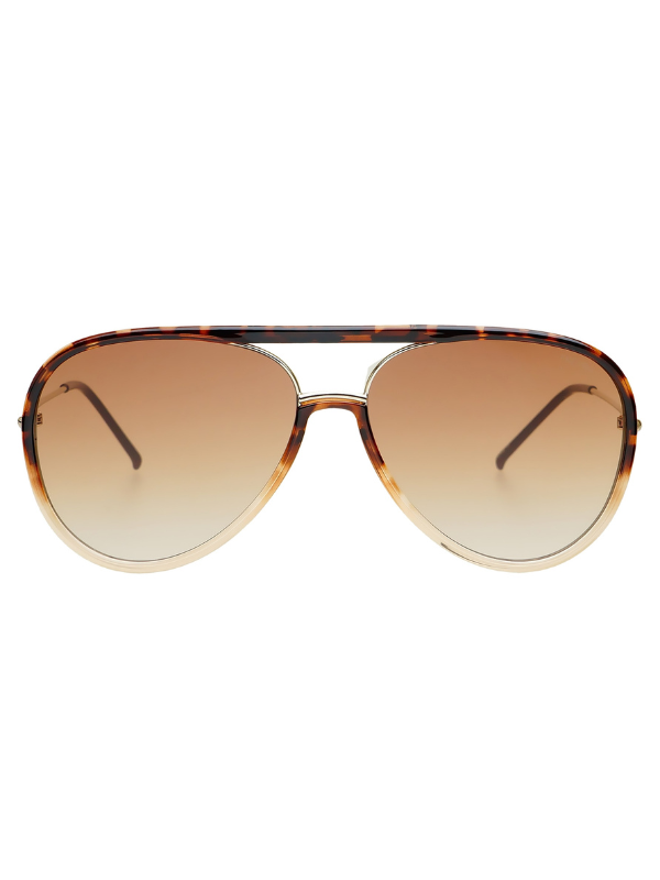 [FREYRS] SHAY AVIATOR SUNGLASSES - TORTOISE