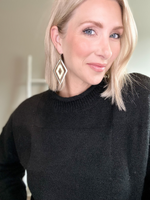 GOLD SATIN TORI EARRINGS