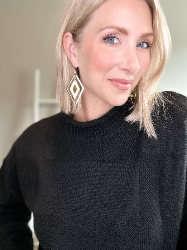 GOLD SATIN TORI EARRINGS