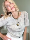 BOLD WRAP AROUND XL HEART NECKLACE - GOLD
