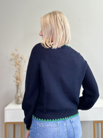 THE SUTTON CONTRAST TRIM SWEATER