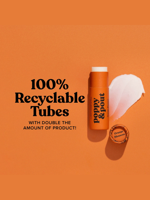 POPPY & POUT LIP BALM - ORANGE BLOSSOM