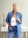 THE OTTAVIA BUTTON DOWN IN DENIM