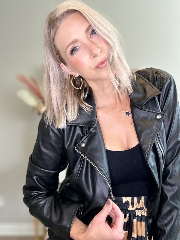 THE JORDAN MOTO JACKET - BLACK – Feather + Fray Boutique