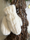 THE LUXE FAUX FUR MITTENS - IVORY