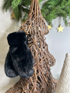 THE LUXE FAUR FUR MITTENS - BLACK