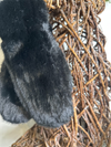THE LUXE FAUR FUR MITTENS - BLACK