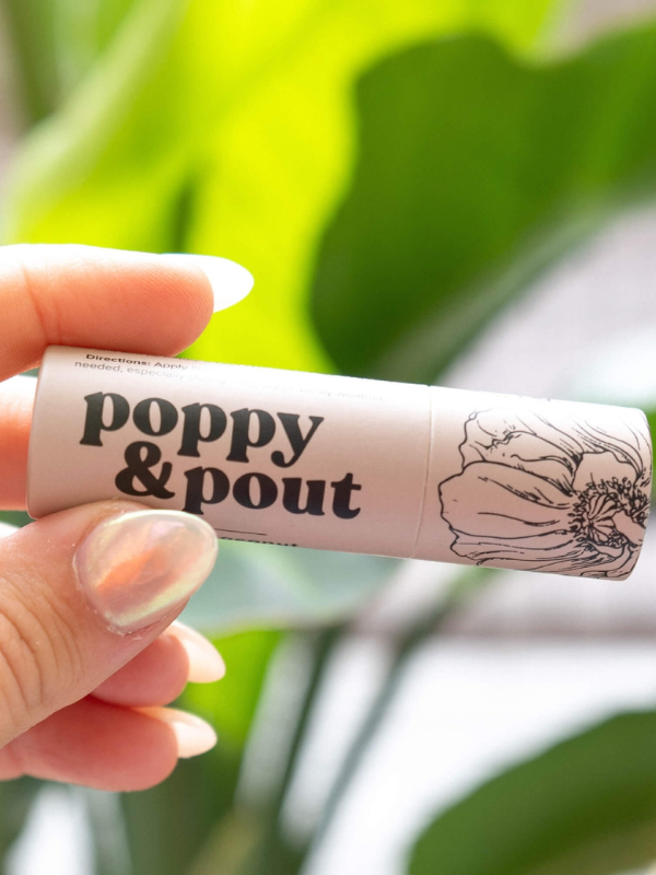 POPPY & POUT LIP BALM - ISLAND COCONUT