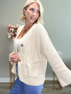 COZY CHIC OVERSIZED BUTTON-UP CARDIGAN