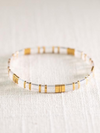 PARADISE TILA BRACELET - CLEAR/GOLD