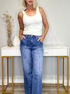 THE MONROE STRAIGHT LEG DENIM - MEDIUM WASH