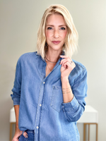 THE OTTAVIA BUTTON DOWN IN DENIM