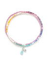 [SCOUT] CHROMACOLOR MIYUKI BRACELET TRIO - BRIGHT MULTI/SILVER