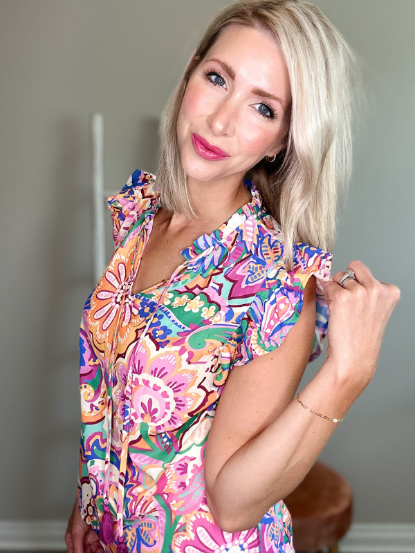PRETTY AS AN ORCHID TOP