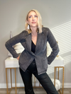 DAZZLE IN DENIM BLAZER - CHARCOAL