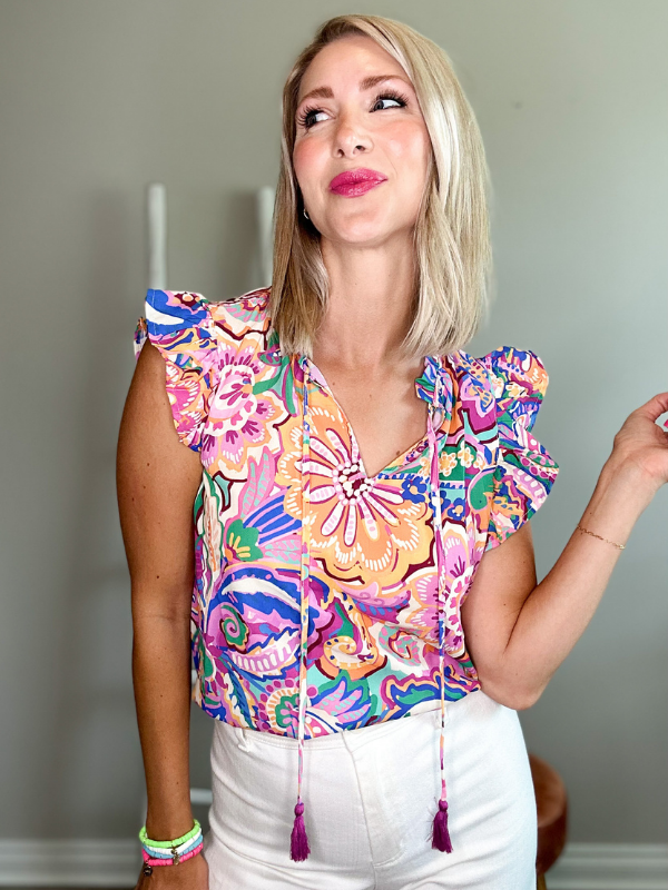 PRETTY AS AN ORCHID TOP