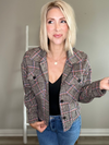 UPTOWN PLAID SHIRT JACKET - CHARCOAL
