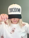 TOUCHDOWN 3D TRUCKER HAT - BLACK/CREAM