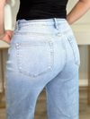 JAYCEE HIGH RISE CUFFED JEANS - LIGHT WASH