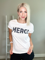 MERCI BURN OUT TEE