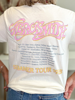 AEROSMITH SUMMER TOUR 1985 GRAPHIC TEE - PEARL