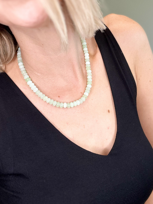 SUMMER BEADED NECKLACE - MARGARITA JADE