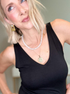 SUMMER BEADED NECKLACE - WHITE JADE