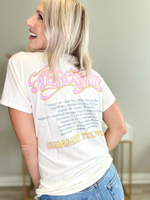 AEROSMITH SUMMER TOUR 1985 GRAPHIC TEE - PEARL