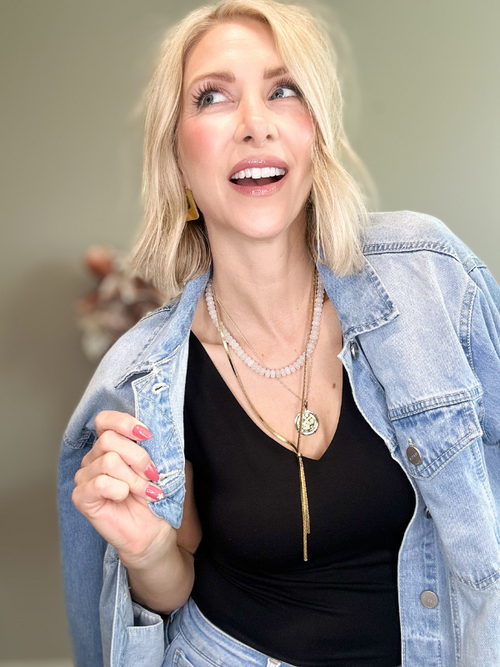 MARLEY OVERSIZED DENIM JACKET - LIGHT WASH