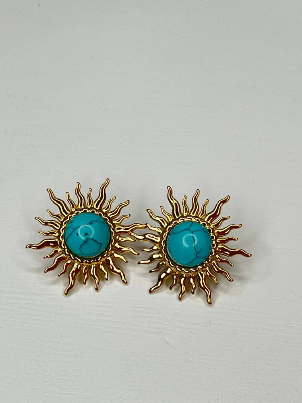 TURQUOISE SOLSTICE EARRING - SAHIRA