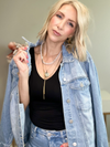 MARLEY OVERSIZED DENIM JACKET - LIGHT WASH