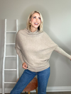 GILMORE TUNIC SWEATER - TAUPE