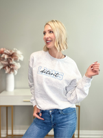 LIONS CREWNECK SWEATSHIRT - HEATHER GRAY