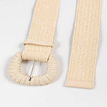COASTAL BREEZE WOVEN BELT - IVORY