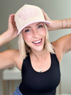 MAKE HEAVEN CROWDED TRUCKER HAT - LIGHT PINK