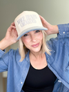MAKE HEAVEN CROWDED TRUCKER HAT - DENIM