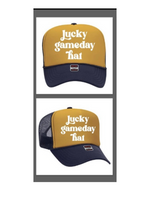 LUCKY GAMEDAY TRUCKER HAT - NAVY/GOLD