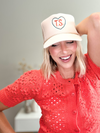 TS HEART TRUCKER HAT - TAN
