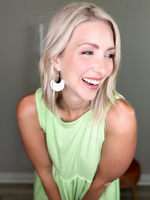 WHITE RALLY NINAS EARRINGS