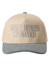 MAKE HEAVEN CROWDED TRUCKER HAT - DENIM