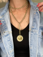 QUEEN XL COIN WRAP NECKLACE - GOLD
