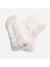 THE LUXE FAUX FUR MITTENS - IVORY