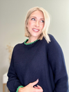 THE SUTTON CONTRAST TRIM SWEATER