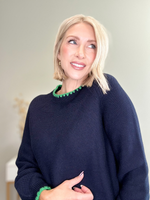 THE SUTTON CONTRAST TRIM SWEATER