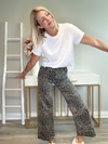 GET WILD LEOPARD WIDE LEG PANTS