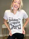 FULL OF HOLIDAY SPIRIT GRAPHIC TEE