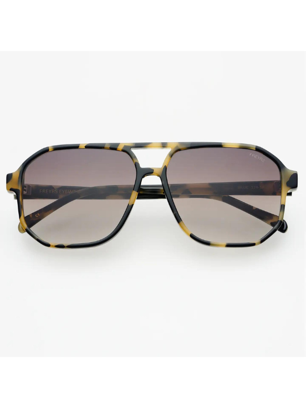 [FREYRS] BILLIE UNISEX AVIATOR SUNGLASSES - LT. TORTOISE